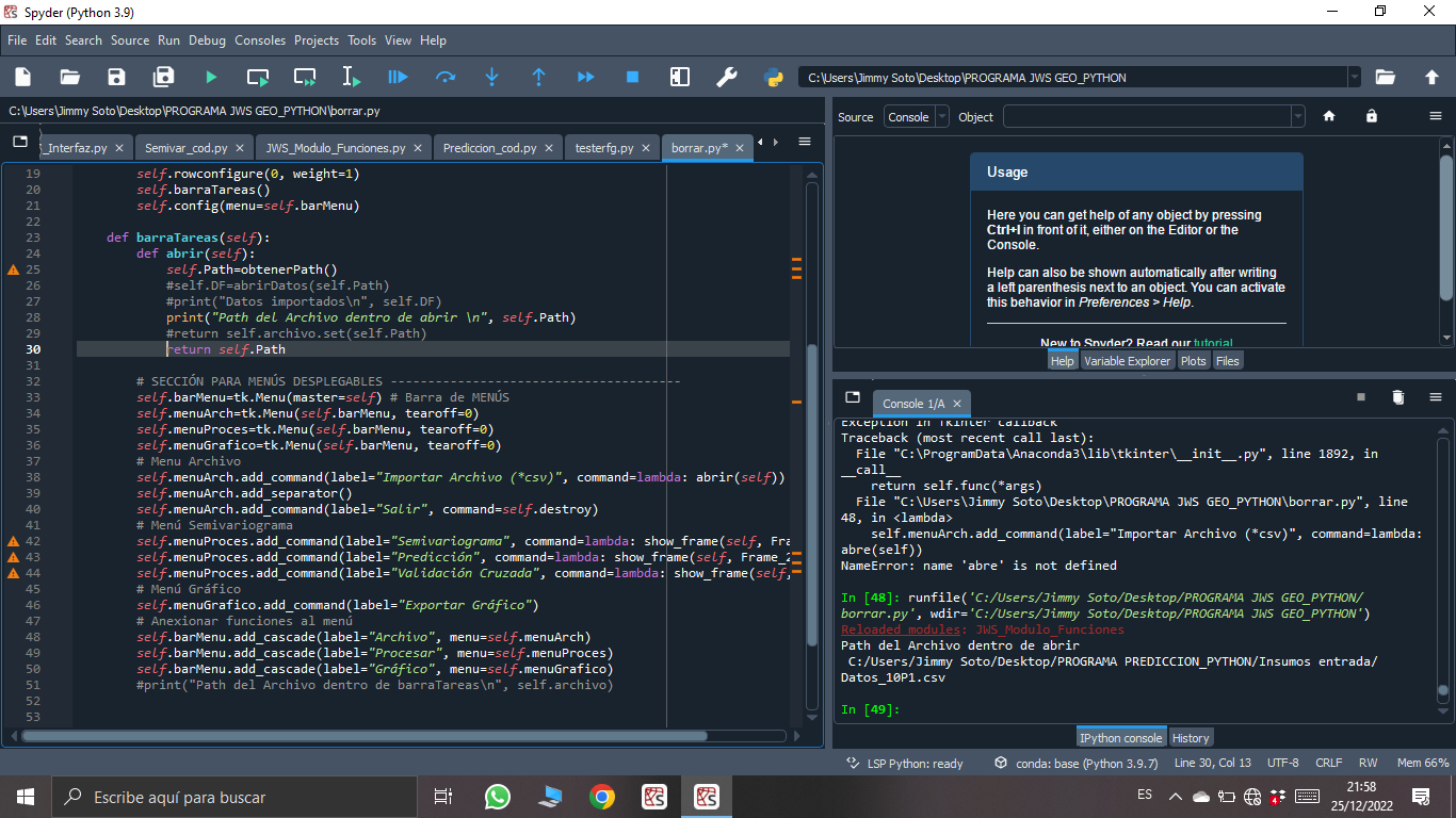 Programacion en python