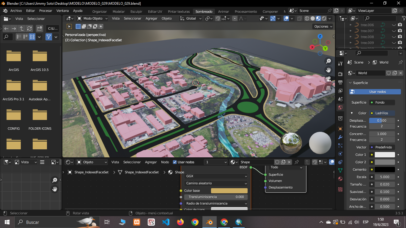 Modelo 3D blender